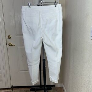 Chico's White Ankle Pants